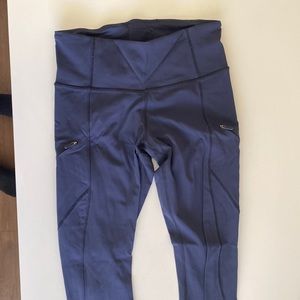 lululemon Navy Running Leggings